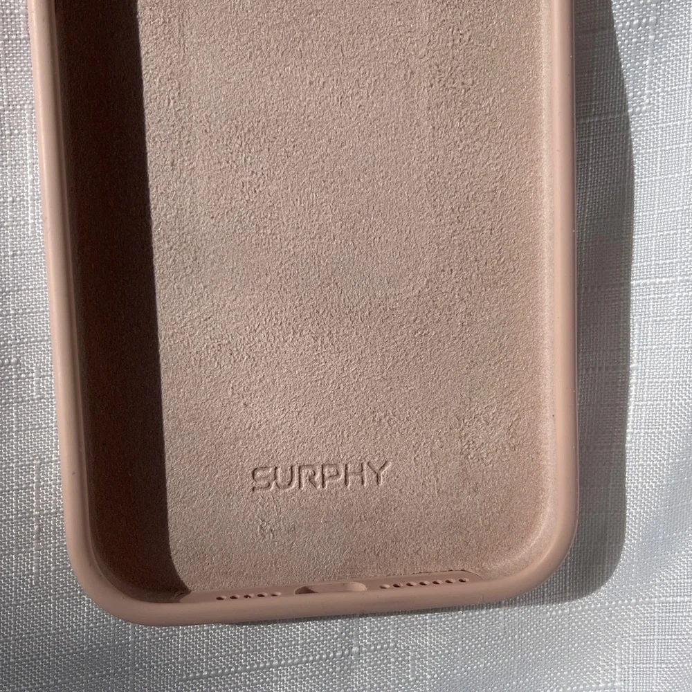 Blush Silicone Phone Case. Fits a iPhone 13 Pro Max